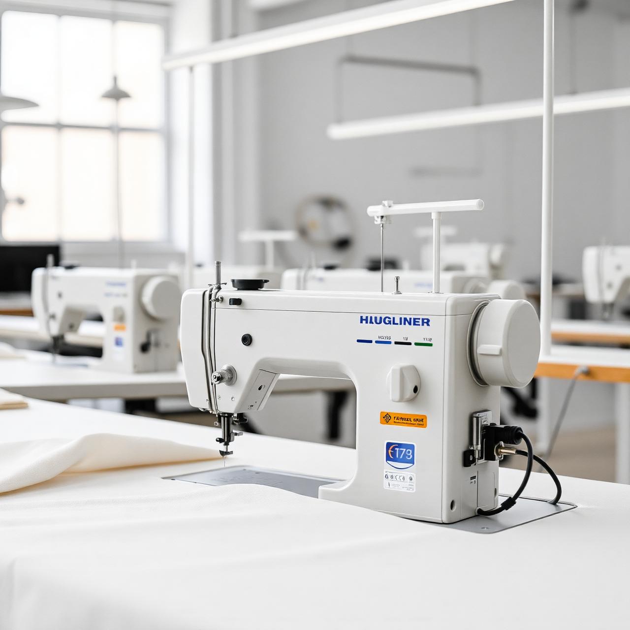 Máquina industrial em ateliê